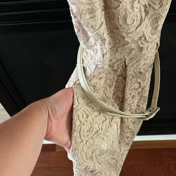 Eliza J tan and gold dress - Picture 6 of 6